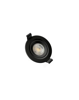 FIALE CORE FLAT GU10 OCZKO GU10 IP20 FI90X26MM CZARNY OKRĄGŁA RUCHOMA
