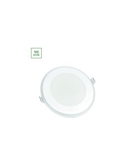 FIALE 3 STEPS 12.5W NW 230V 120st IP44 FI148x37mm BIAŁY okrągła aureola A i