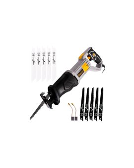 Piła szablasta BESTEN BE-2541 1700W 0-3000 RPM skok 22 mm SDS rękojeść obrotowa 10 brzeszczotów w zestawie