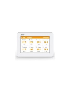 TECH M-8N - Panel kontrolny do listwy L-8e bezprzewodowy kolor biały