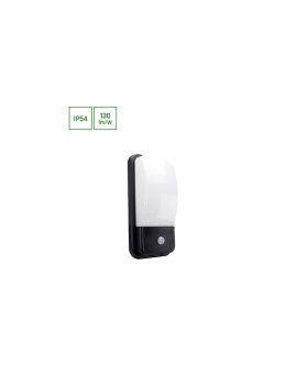 ENIGO LED PIR 20W NW 230V 180ST IP54 300x150x86MM BIAŁY/CZARNY PROSTOKĄTNA ELEWACYJNA