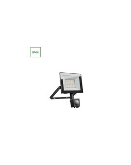 NOCTIS LUX 4 NAŚWIETLACZ 30W CW 230V IP44 141x185x53mm CZARNY czujnik ruchu PIR
