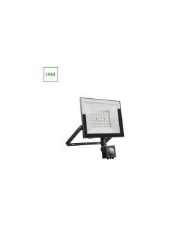 NOCTIS LUX 4 NAŚWIETLACZ 50W CW 230V IP44 176x221x53mm CZARNY czujnik ruchu PIR