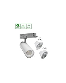 ANDROMEDA 15-27W WW 230V 36, 60st. IP20 RA90 74x170x170 BIAŁY 5 lat gwarancji z regulacją mocy