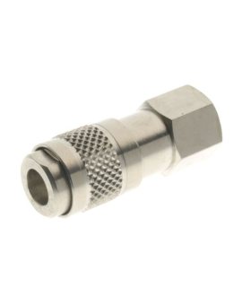 Adapter gwintowany prosty gwint – rura 1/8 cala żeńskie 1/8 cala żeńskie RS PRO Złączka prosta 1/8 in Female