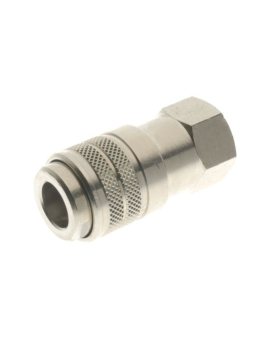 Adapter gwintowany prosty gwint – rura BSP 3/8 BSP żeńska 3/8 cala żeńskie RS PRO Złączka prosta 3/8 in Female