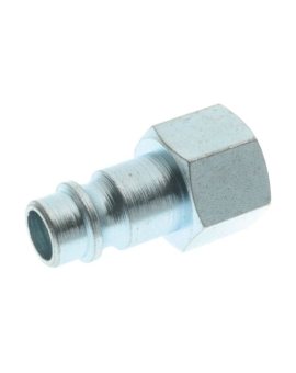 Adapter gwintowany prosty gwint – rura RS PRO 3/8 in Female rodzaj Żeński Gwintowany, rura Mosiądz niklowany 3/8in