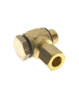 Złączka RS PRO Gwintowany, rura Pojedynczy korpus banjo z trzonkiem 13550