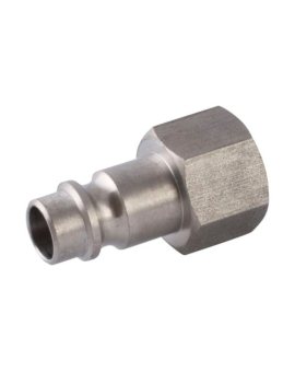 Adapter gwintowany prosty gwint – rura RS PRO 1/4 in Female rodzaj Żeński Gwintowany, rura Stal 1/4in