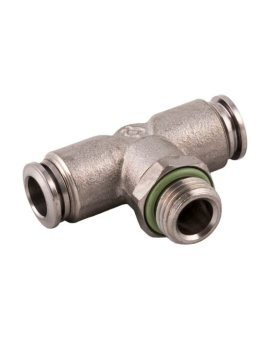 Szybkozłączka pneumatyczna RS PRO 1/8 in Male rodzaj Męski Gwintowany, rura Mosiądz niklowany 1/8in