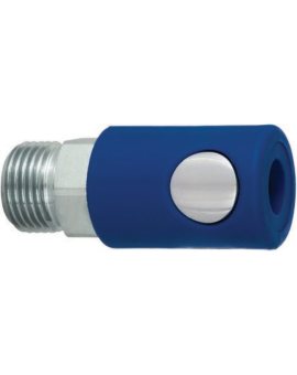 Szybkozłączka pneumatyczna RS PRO 1/4 in Male rodzaj Męski Gwintowany Stal powlekana cynkiem