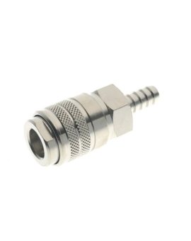 Szybkozłącze powietrza RS PRO rodzaj Męski Zadzior węża Mosiądz niklowany