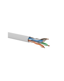 Kabel teleinformatyczny U/UTP kat.6A LSOH Dca (10Gb/s) szary Q-LANTEC /500m/
