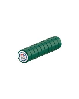 Taśma izolacyjna elektroizolacyjna PVC 19mmx9m zielona HOROZ 10szt.