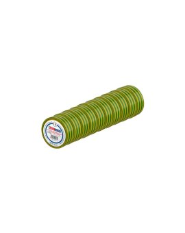Taśma izolacyjna elektroizolacyjna PVC 19mmx9m żółto-zielona HOROZ 10szt.