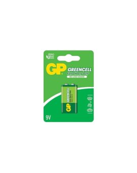 1 x bateria cynkowo-węglowa 6F22 / 9V GP GreenCell