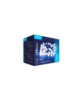 Lampki choinkowe kulki modee 10m COLD 100LED ML-C2010