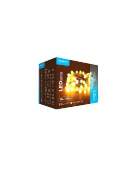 Lampki choinkowe kulki modee 10m WARM 100LED ML-C2009