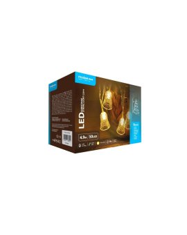 Lampki dzwoneczki modee 4,9m WARM 50LED ML-C2014