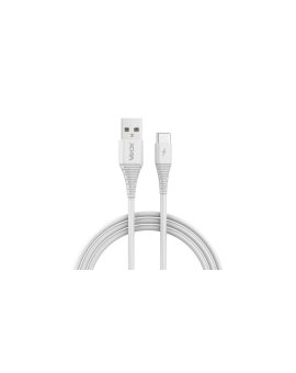 Kabel USB - USB typ C 2m biały VA0289 Vayox