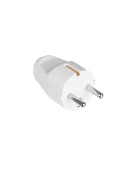 Wtyk schuko biały na kabel VA0280 VAYOX