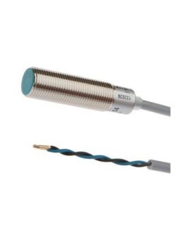 MR124104 Czujnik magnetyczny, kontaktronowy, M12, 150V AC/DC, kontaktron NO, kabel 2-biegunowy 2.5m