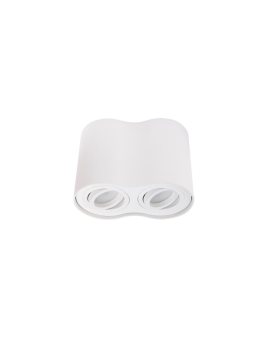 MAXLIGHT C0085 LAMPA SUFITOWA BASIC ROUND BIAŁA PODWÓJNA