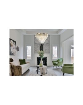 MAXLIGHT P0424 LAMPA WISZĄCA MONACO ZŁOTA śr 60 cm