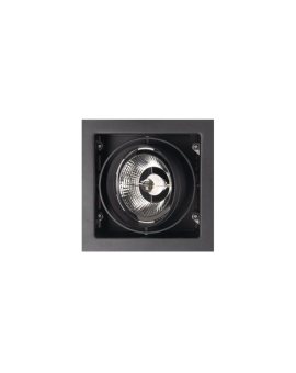MAXLIGHT H0048 OPRAWA WPUSTOWA MATRIX I CZARNA AR111 GU10 230V