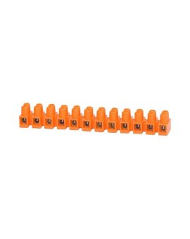 Listwa zaciskowa 12 torowa.25mm2 pomarańczowa