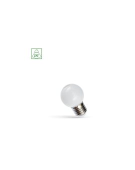 LED KULKA E-27 230V 1W BIAŁY SPECTRUM