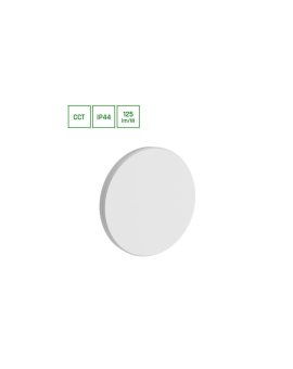 PIATTA 9W CCT 230V IP44 120x47MM BIAŁY OKRĄGŁA ELEWACYJNA