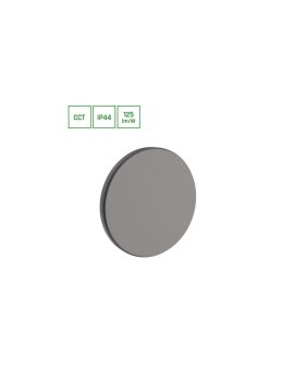 PIATTA 9W CCT 230V IP44 120x47MM SZARY OKRĄGŁA ELEWACYJNA