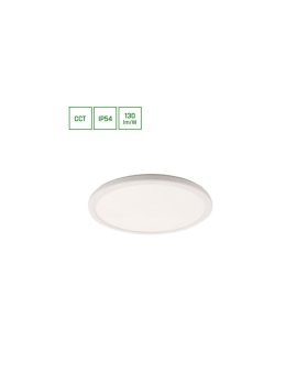 NYMPHEA FLAT DUO 24W CCT 230V 120ST IP54 FI292X26MM BIAŁY OKRĄGŁA