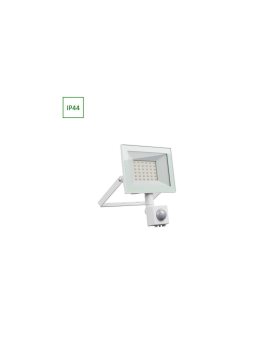 NOCTIS LUX 4 NAŚWIETLACZ 30W CW 230V IP44 141x185x53mm BIAŁY czujnik ruchu PIR