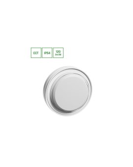 PASTILO 10W 3CCT 230V 120st IP54 IK10 180x47mm BIAŁY OKRĄGŁA