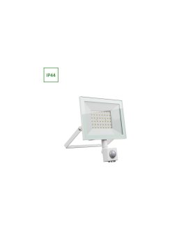 NOCTIS LUX 4 NAŚWIETLACZ 50W WW 230V IP44 176x221x53mm BIAŁY czujnik ruchu PIR