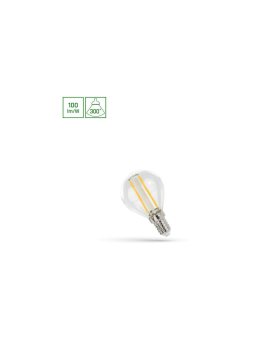 LED KULKA E-14 230V 1W COG WW CLEAR SPECTRUM