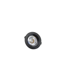 MDD MAXI PC UNO ROUND AR111 GU10 X 1 IP20 FI165x41MM CZARNY