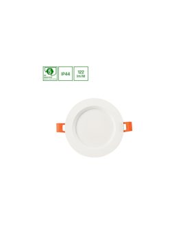 DURE 3 MAX DOWNLIGHT 18W WW 230V 110st IP44 IK06 Fi190x30 BIAŁY okrągły 5 lat gwarancji