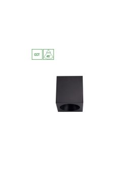 CHLOE COMPLETE NATYNKOWA 7W CCT 230V 45ST IP20 UGR19 90x90X100MM CZARNY KWADRATOWA