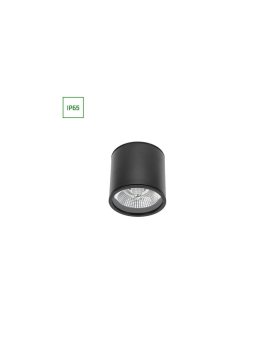 CHLOE AR111 NATYNKOWA GU10 250V IP65 120x115mm CZARNY okrągła nieruchoma