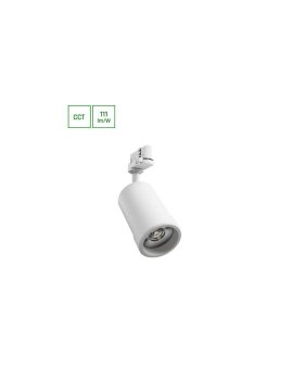 PAVA BASIC NA SZYNOPRZEWÓD 3F 20W 3CCT 230V 20-45ST IP20 RA80 84X136X185MM BIAŁY
