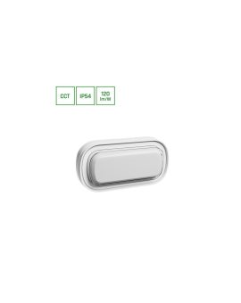 PASTILO 10W 3CCT 230V 120st IP54 IK10 205x105x47mm BIAŁY OWALNA