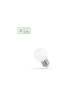 LED KULKA E-27 230V 1W COG NW MILKY SPECTRUM