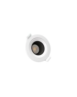 FIALE CORE DEEP GU10 OCZKO GU10 IP20 FI86X34MM BIAŁY SRODEK CZARNY OKRĄGŁA RUCHOMA