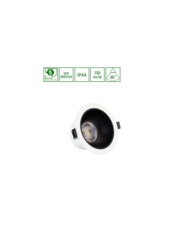 ORBITO DOWNLIGHT 6-20W WW 230V 40st IP44 Ra90 UGR19 139X85MM BIAŁY/CZAR.MAT okr. regulacja mocy 5 l