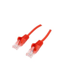 U/UTP6-CCA-100RD Patch cord U/UTP 6 linka CCA PVC czerwony 10m 24AWG