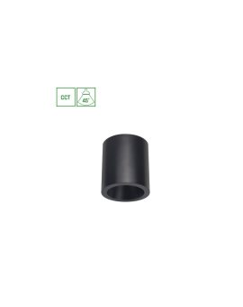 CHLOE COMPLETE NATYNKOWA 7W CCT 230V 45ST IP20 UGR19 FI90X100MM CZARNY OKRĄGŁA