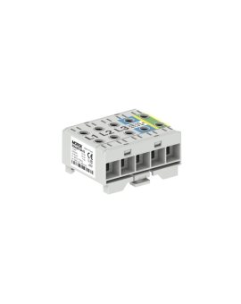 Złączka OTL16-5x szary, niebieski, żółto-zielony 5x1xAl/Cu 1,5-16mm² 1500V Zacisk uniwersalny mocowanie na szynę MAA5016A10